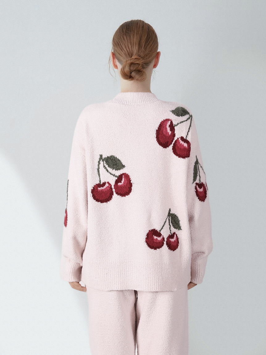 Gelato Pique Cherry Knit Cardigan Loungewear - Comprehensive 9