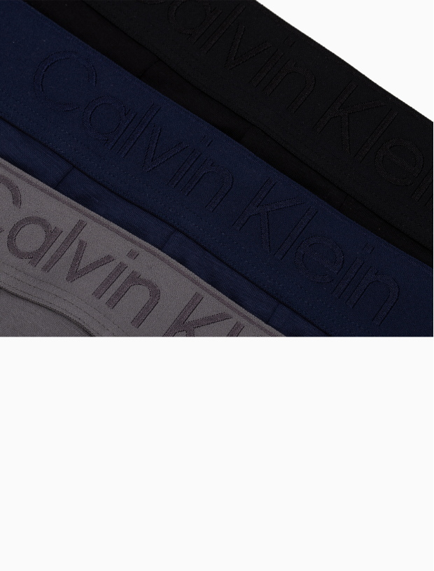 Calvin Klein 23秋冬男三条装平角内裤平整走线防夹臀设计一片式剪裁无侧缝线不易酪腿，减少摩擦