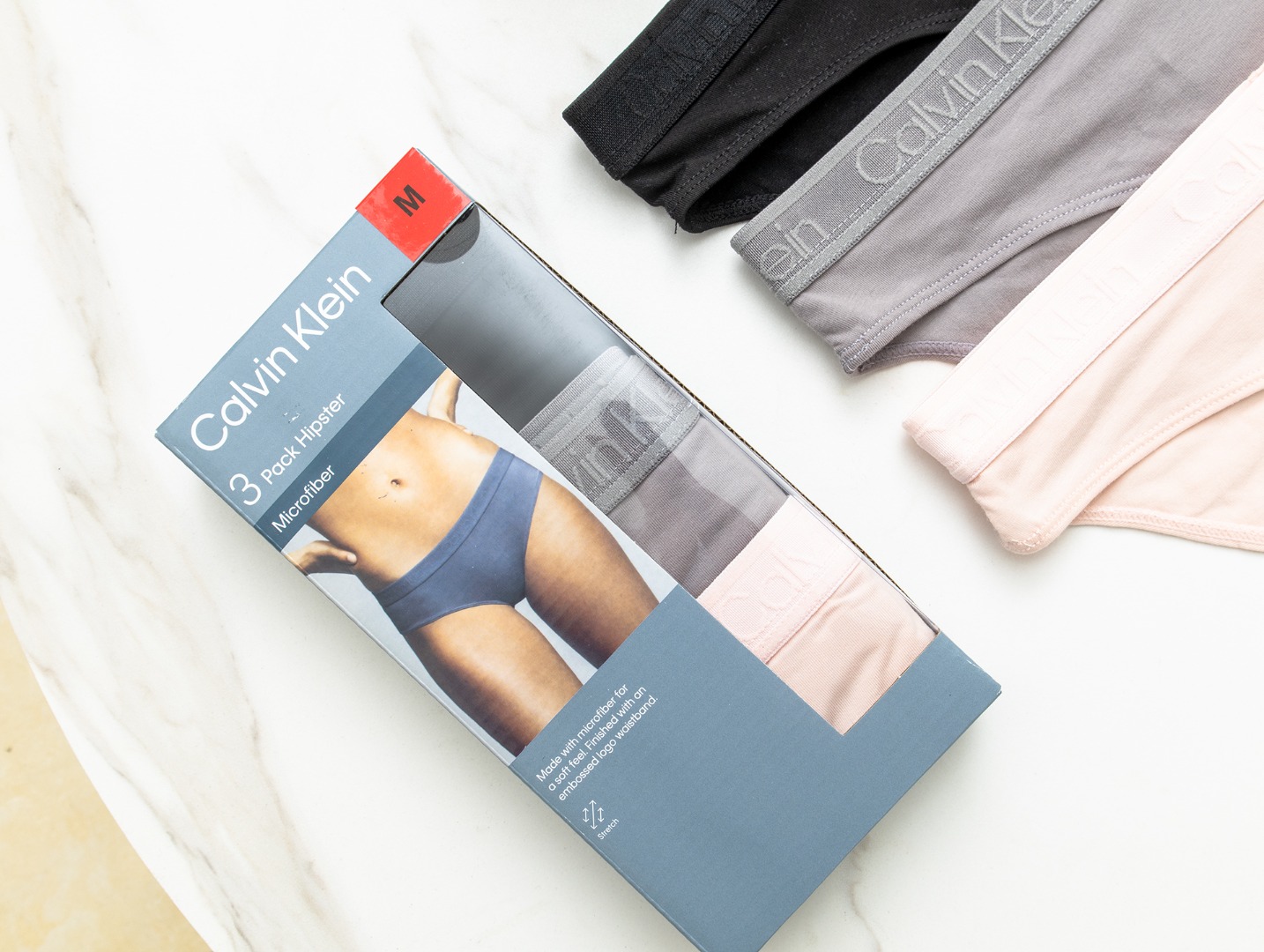 CK新品Calvin kiein抗菌女三角性感女神三条装 演绎极简主义 CK的极简高级是与生俱来的无需多