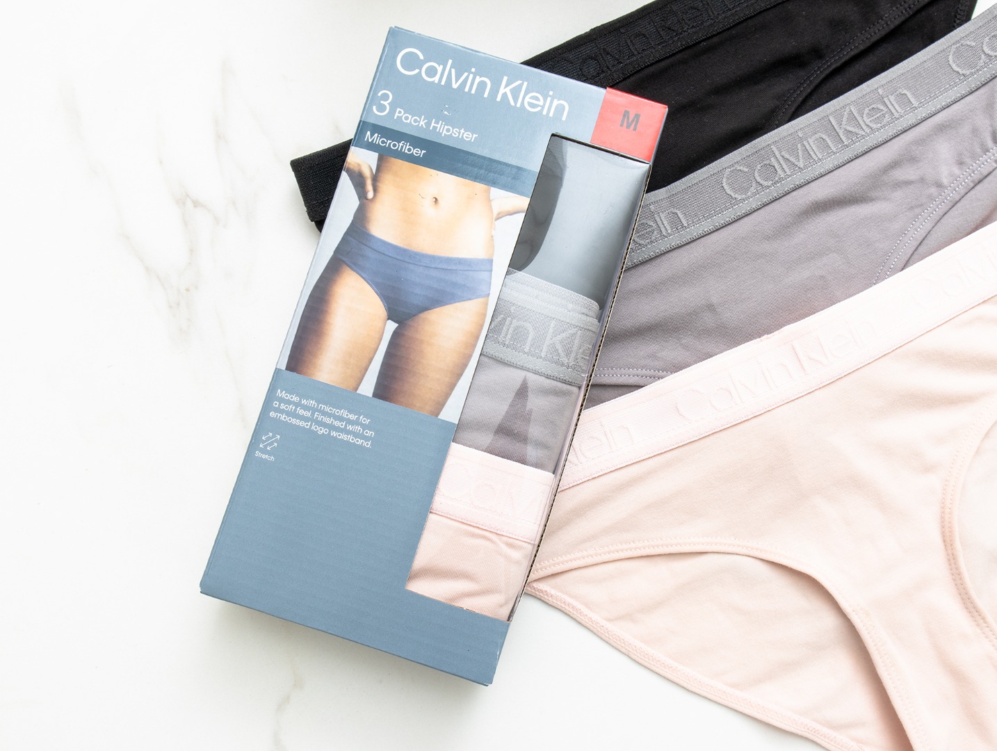 CK新品Calvin kiein抗菌女三角性感女神三条装 演绎极简主义 CK的极简高级是与生俱来的无需多