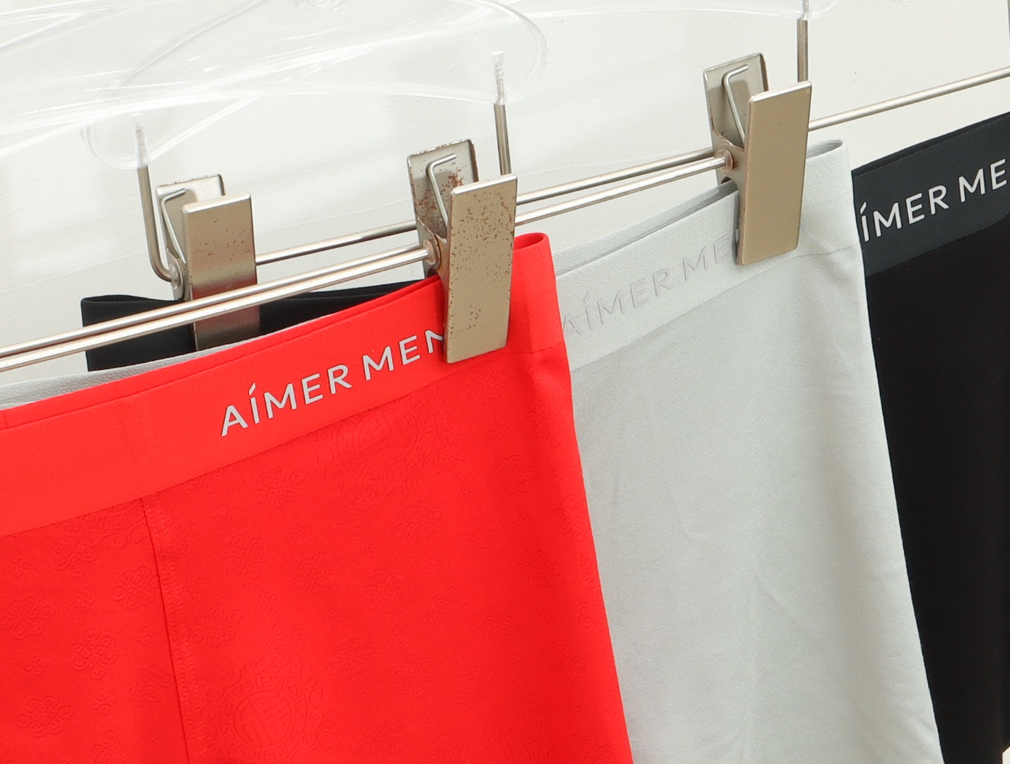 爱慕先生男士中国红系列百万爆款 内裤裤升级啦!立体版型 ，不易变形随心裁剪D舒适的莫代尔面料，有弹性