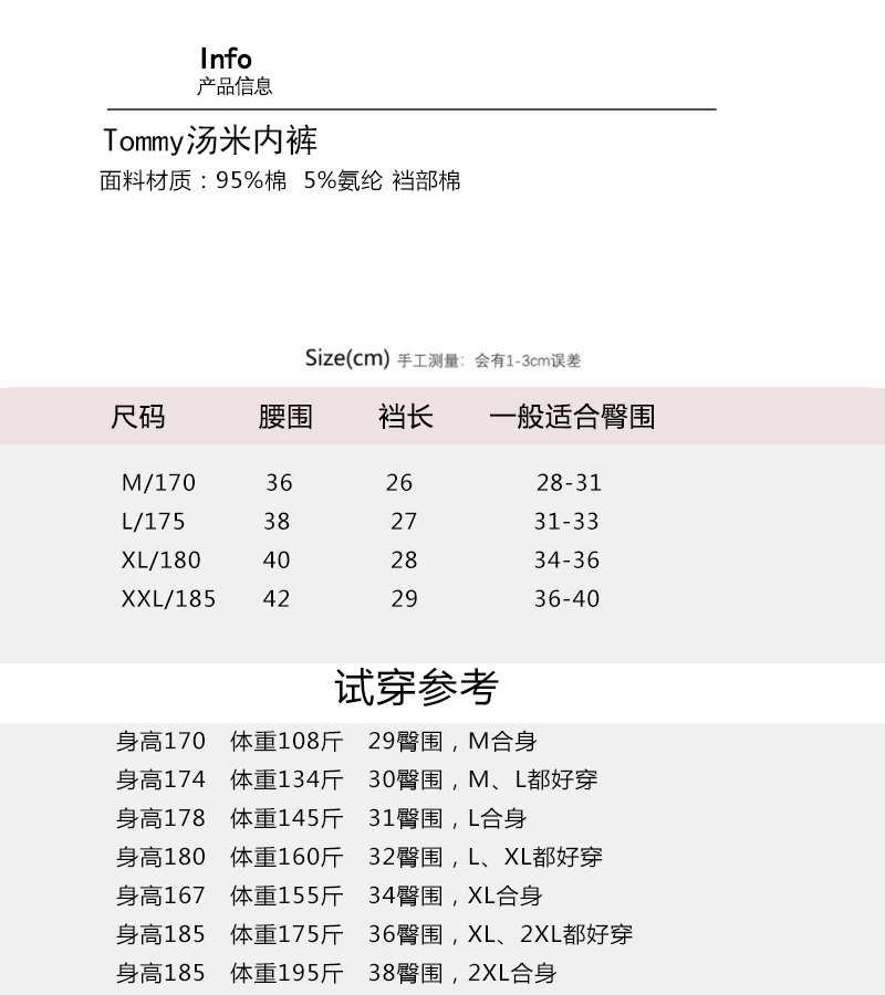 新款Tommy汤米男士纯棉礼盒内裤!!专柜原版一盒三条必须要来一盒的好内裤，舒适到不想脱下的完美体验!!