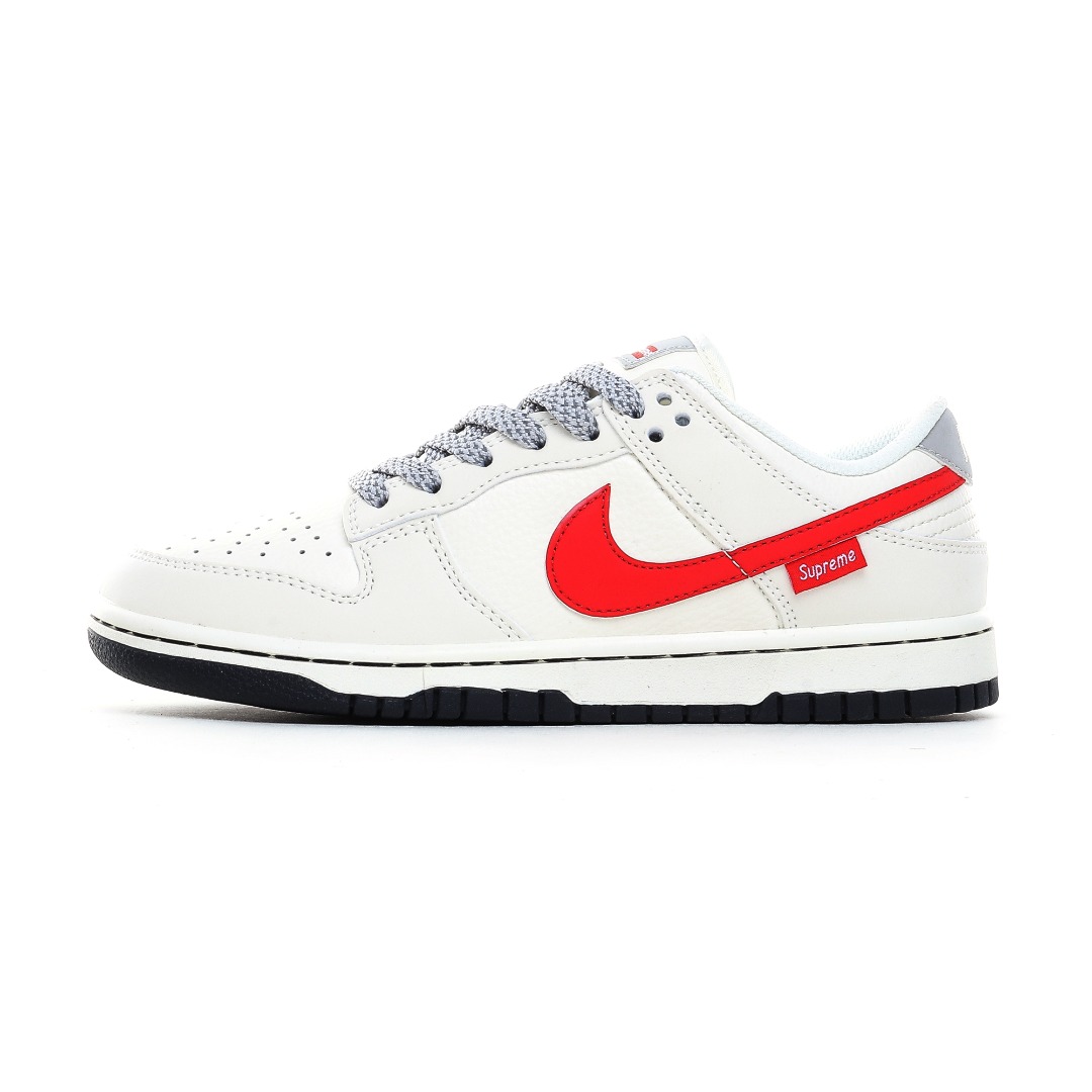 Nike Sapatos de Skate Vermelho Branco Calças de moletom