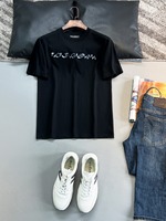 Clothing T-Shirt Embroidery Men Spring/Summer Collection Short Sleeve
