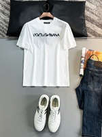 Clothing T-Shirt Embroidery Men Spring/Summer Collection Short Sleeve