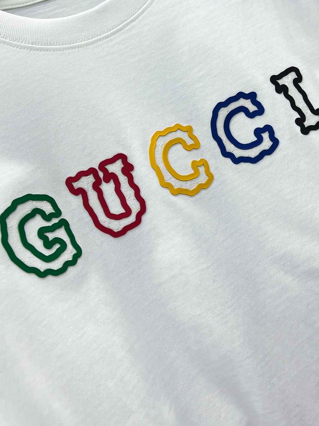 GU#2024春夏新款首发专柜最新款短袖圆领T恤高端订制设计前卫时尚！品牌logo重工艺设计高端定制23