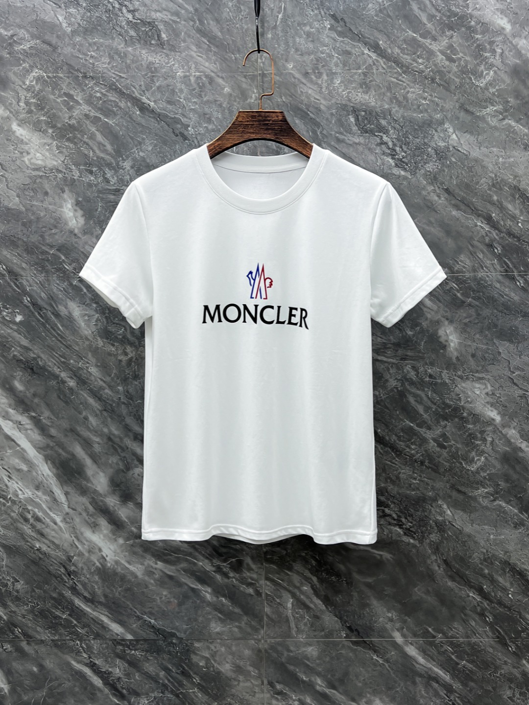 El mejor diseñador falso
 Moncler Ropa Camiseta Negro Blanco Colección primavera – verano Fashion Manga corta