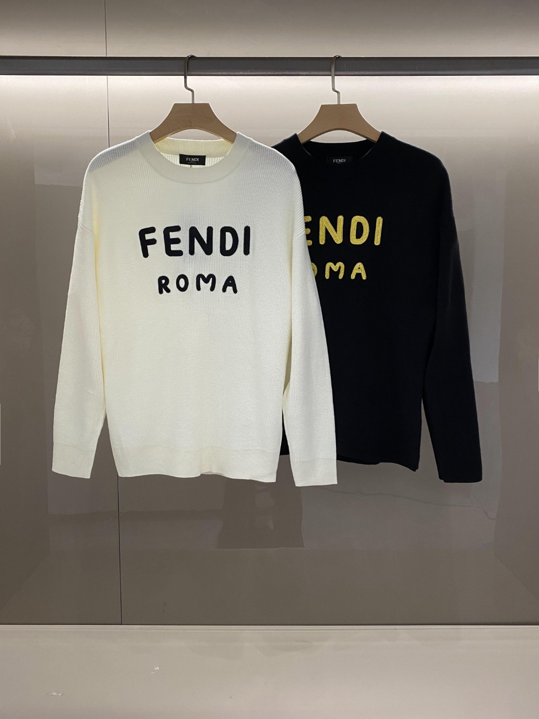 Where can I buy
 Fendi Clothing Sweatshirts Black White Cashmere Knitting Wool Spring/Fall Collection