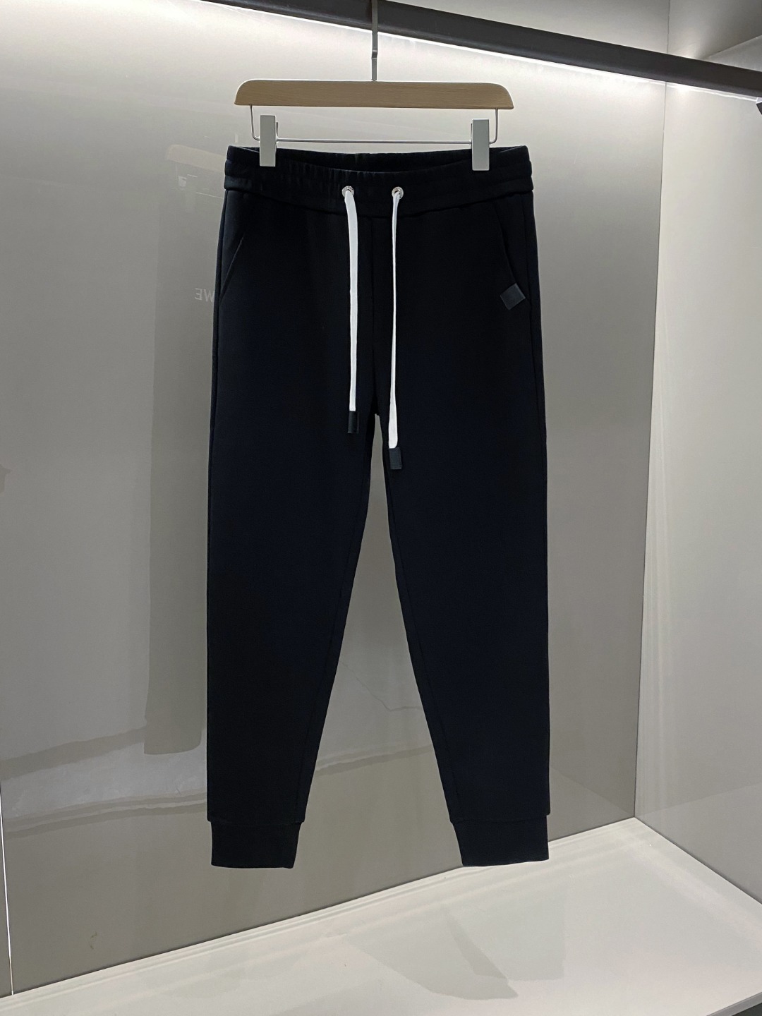 Loewe Clothing Pants & Trousers Black Embroidery Cotton Knitting Spring Collection Fashion Casual