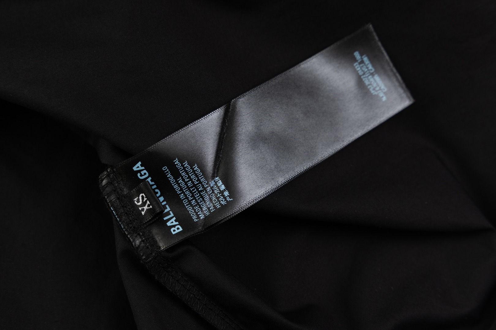 Balenciaga 24SS Embroidered Short Shirts in Black, Cotton Silk Fabric, Customized Details - 图片 8