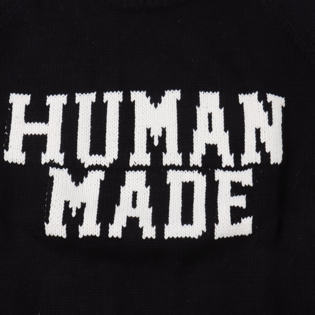 HUMAN MADE秋冬新款棕熊毛衣