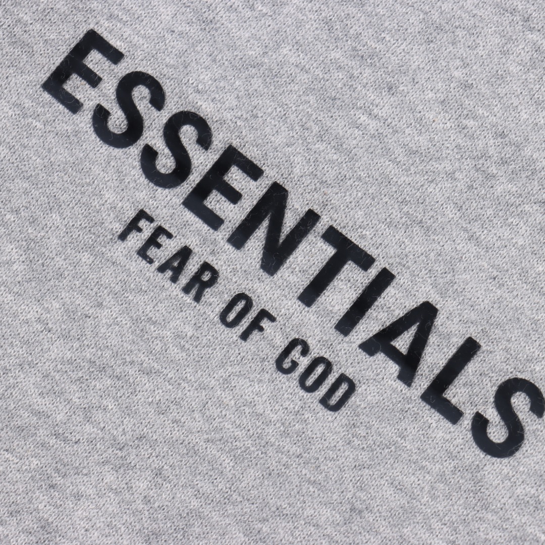 FEAR OF GOD复线ESSENTIALS 植绒logo高街长裤