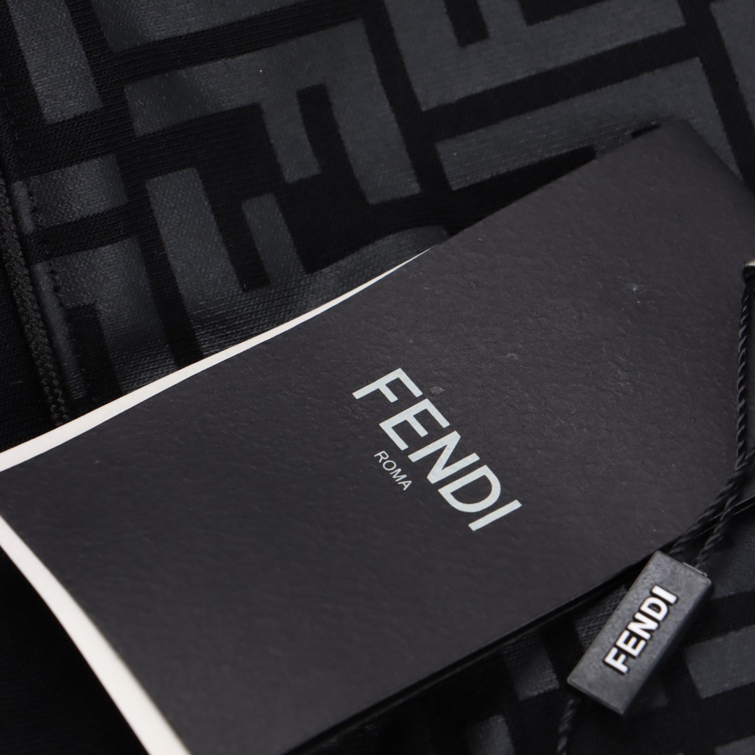 Fendi/芬迪 双F老花拼接拉链外套