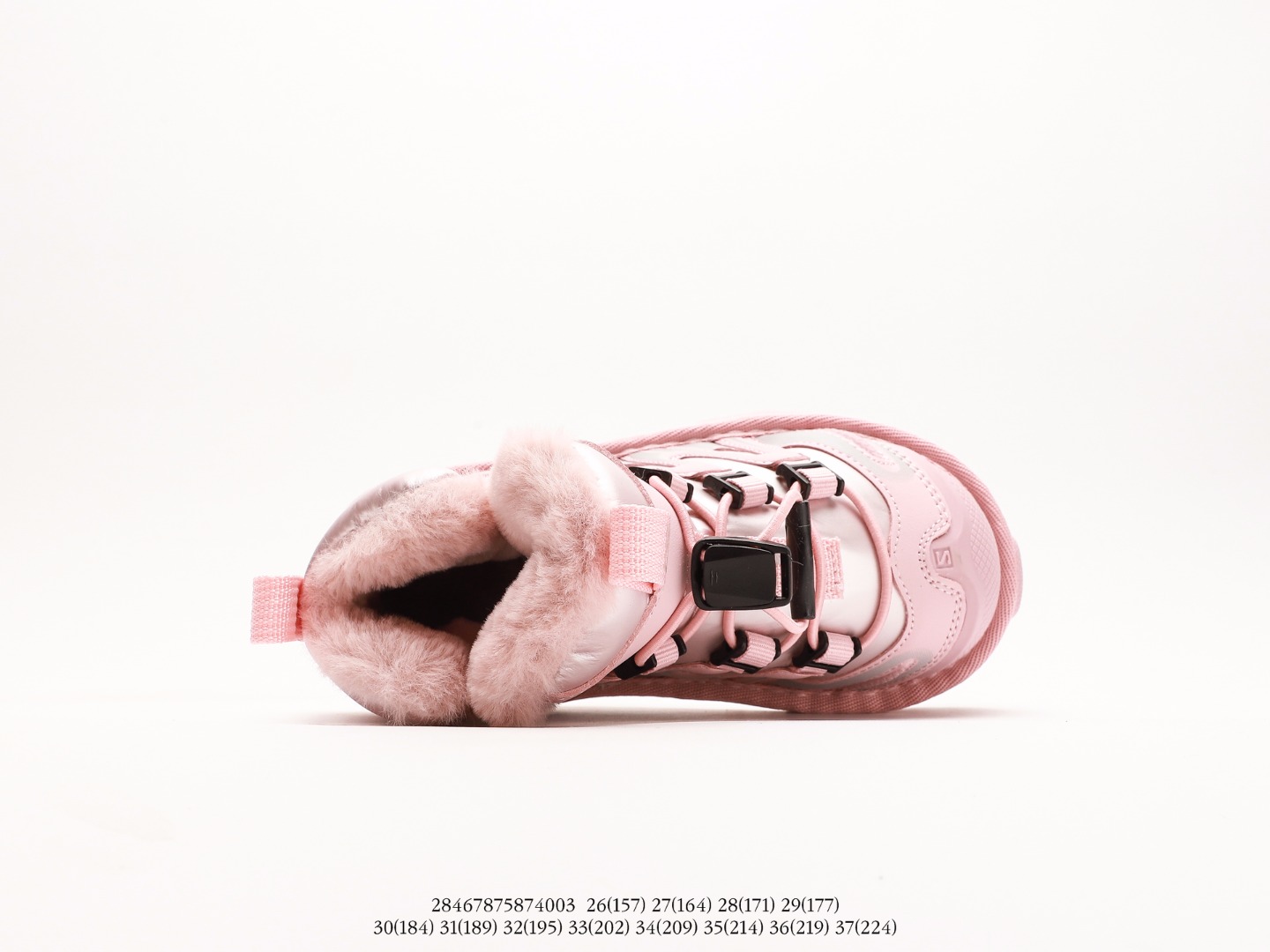 图片[3]-💖萨络蒙XT-Q加绒卡扣雪地靴！💘💲 🚗纯原萨络蒙 XT-Q 加绒卡扣保暖防水儿童休闲越野机能运动跑步鞋雪地靴🛵 💥SALOMON欧洲站厚底老爹鞋户外徒步鞋男女童百搭跑步鞋加棉雪地鞋童鞋💖 💘官网潮牌韩版最新款防滑耐磨加厚底透气休闲经典冬季潮鞋一脚蹬短靴棉靴🍎 🍒颜色： 黑，粉，灰 尺码：26-37码-选品中心