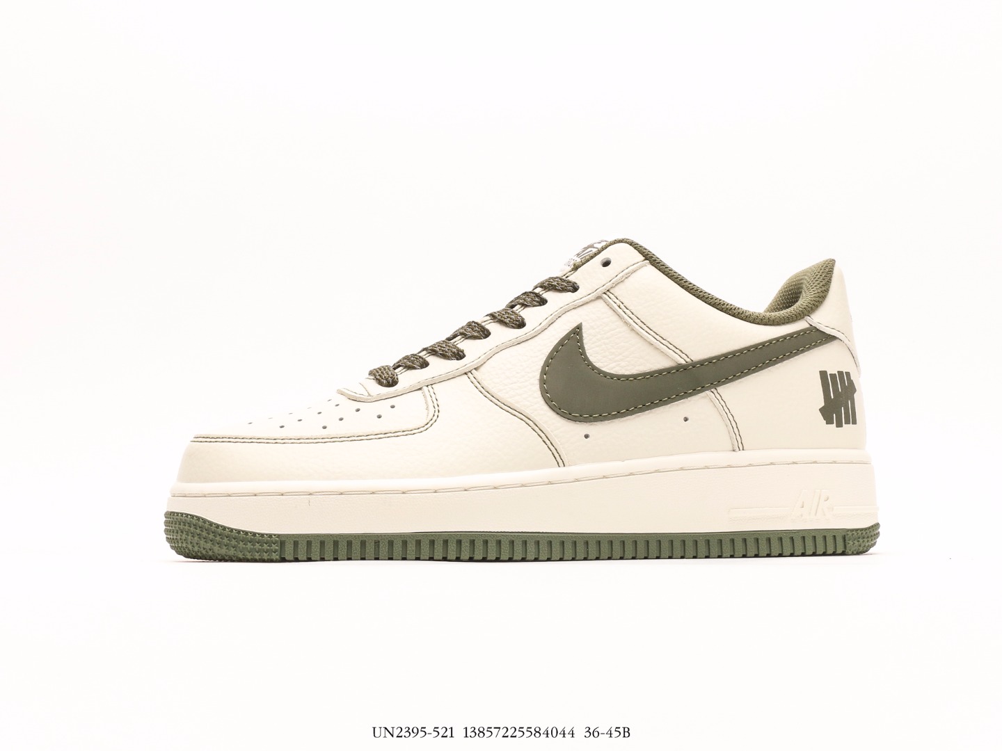 Air Force 1 Low 07 x Stussy 斯图西白绿满天星空军一号低帮百搭休闲运动板鞋 2