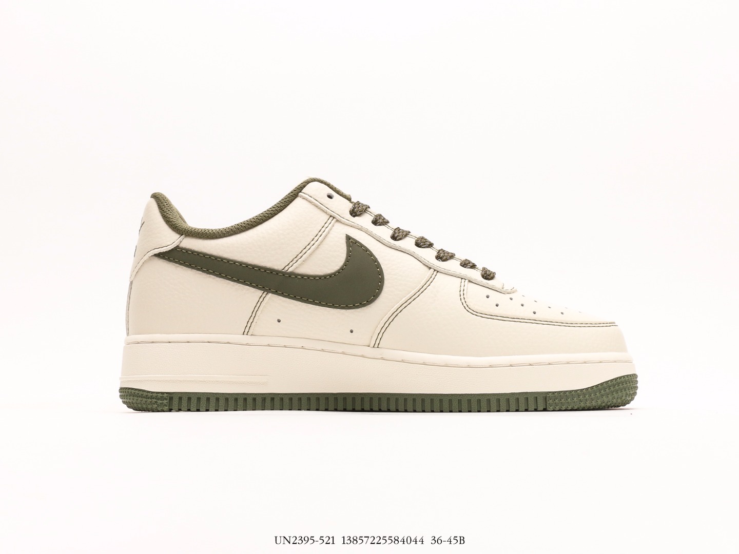 Air Force 1 Low 07 x Stussy 斯图西白绿满天星空军一号低帮百搭休闲运动板鞋 3