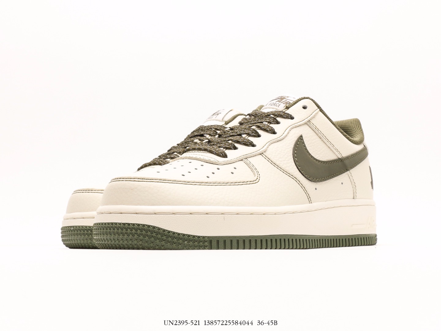 Air Force 1 Low 07 x Stussy 斯图西白绿满天星空军一号低帮百搭休闲运动板鞋 6