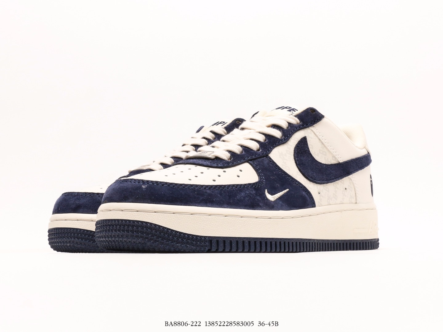 Air Force 1 '07 Low x BAPE Collaboration Low-Top Sneakers - Comprehensive 6