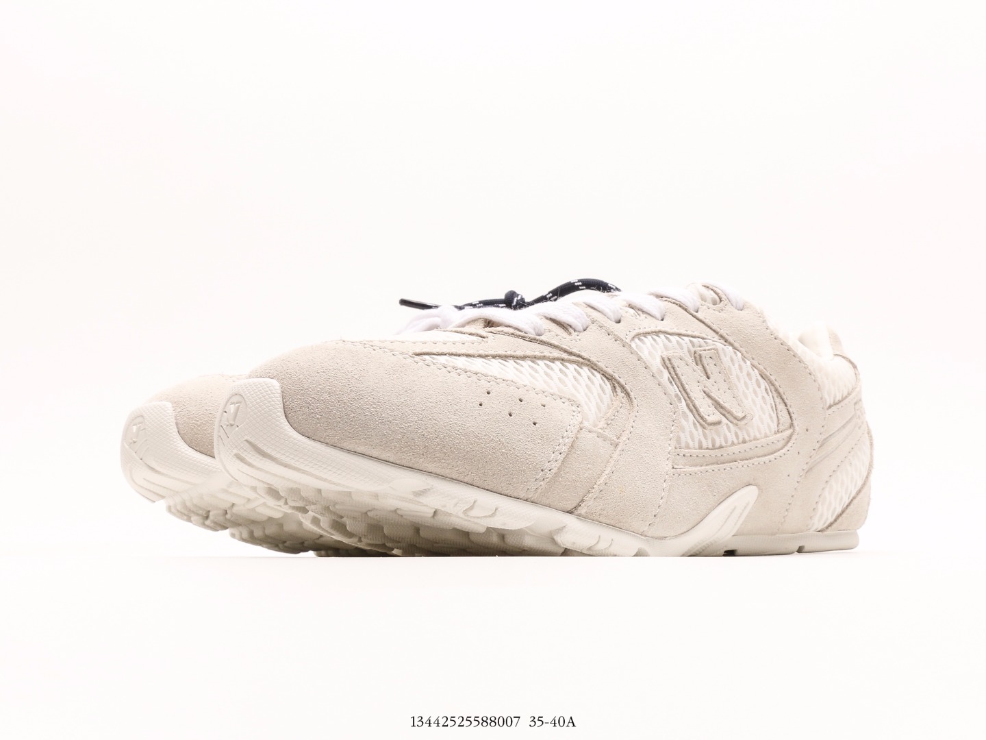 意大利奢侈品牌缪缪Miu Miu x Balance 530 SL系列低帮经典复古休闲运动慢跑鞋“联名翻毛驼棕橙鞋带 6