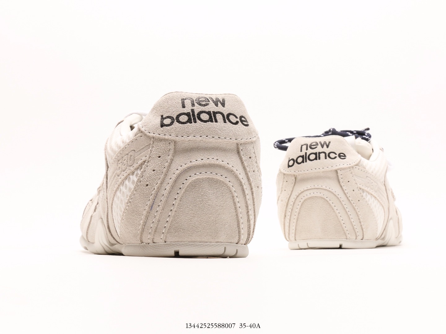 意大利奢侈品牌缪缪Miu Miu x Balance 530 SL系列低帮经典复古休闲运动慢跑鞋“联名翻毛驼棕橙鞋带 7