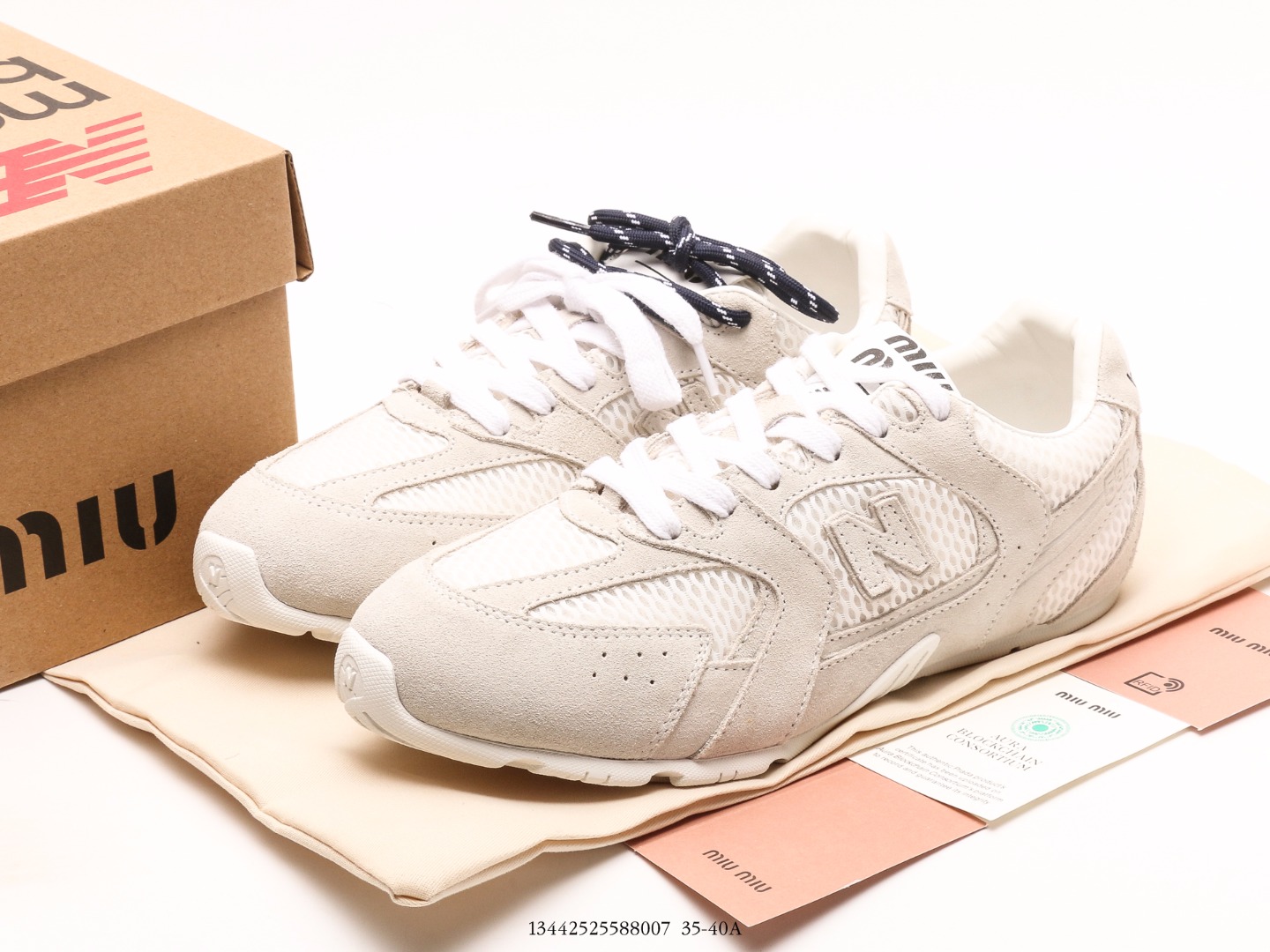 Miu Miu x New Balance 530 SL Low-Top Retro Running Sneakers - Comprehensive