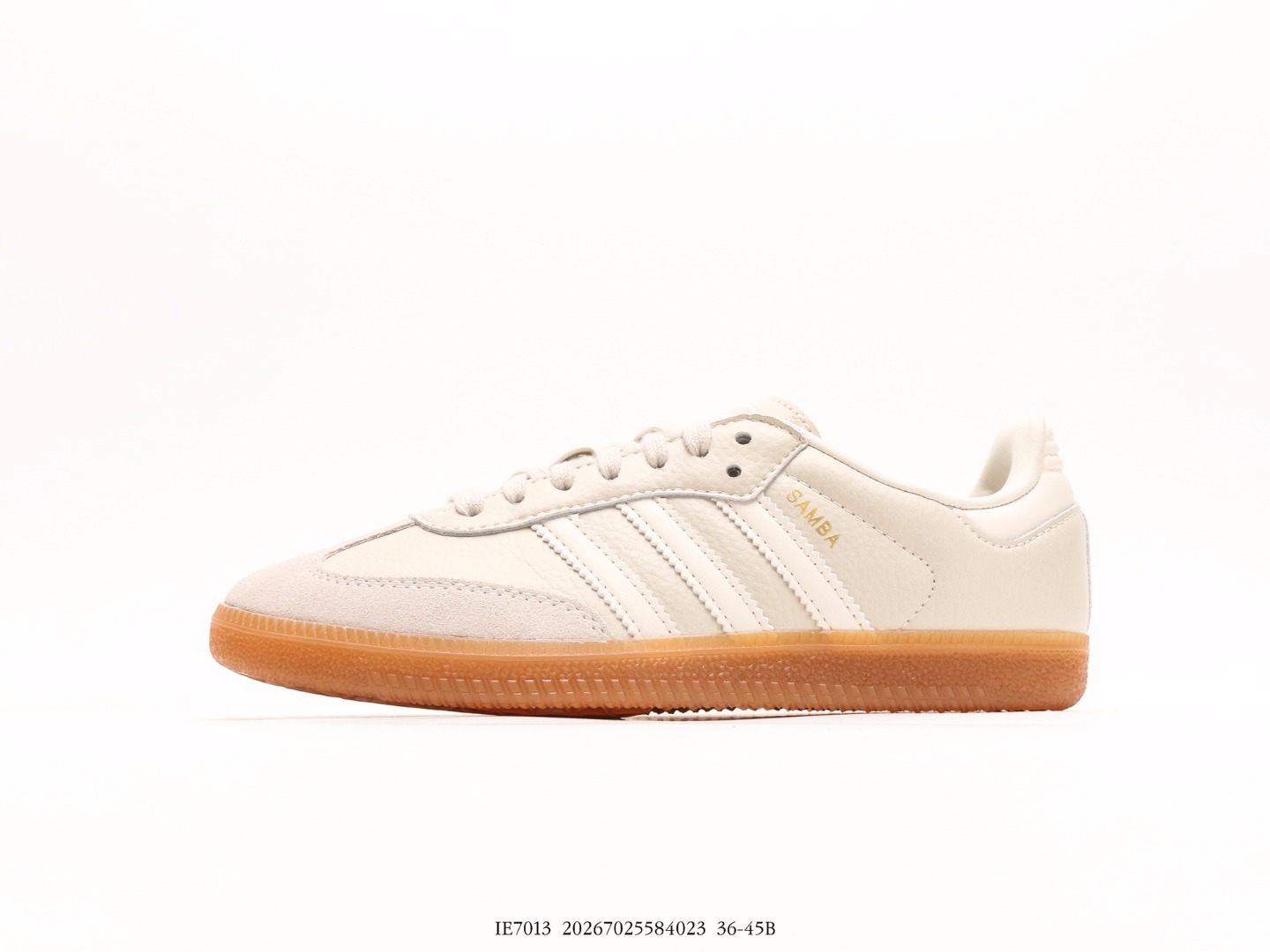 Adidas 】 Originals Samba Vegan OG Samba Series Gentlemen's German Training Soccer Style Hundreds of 