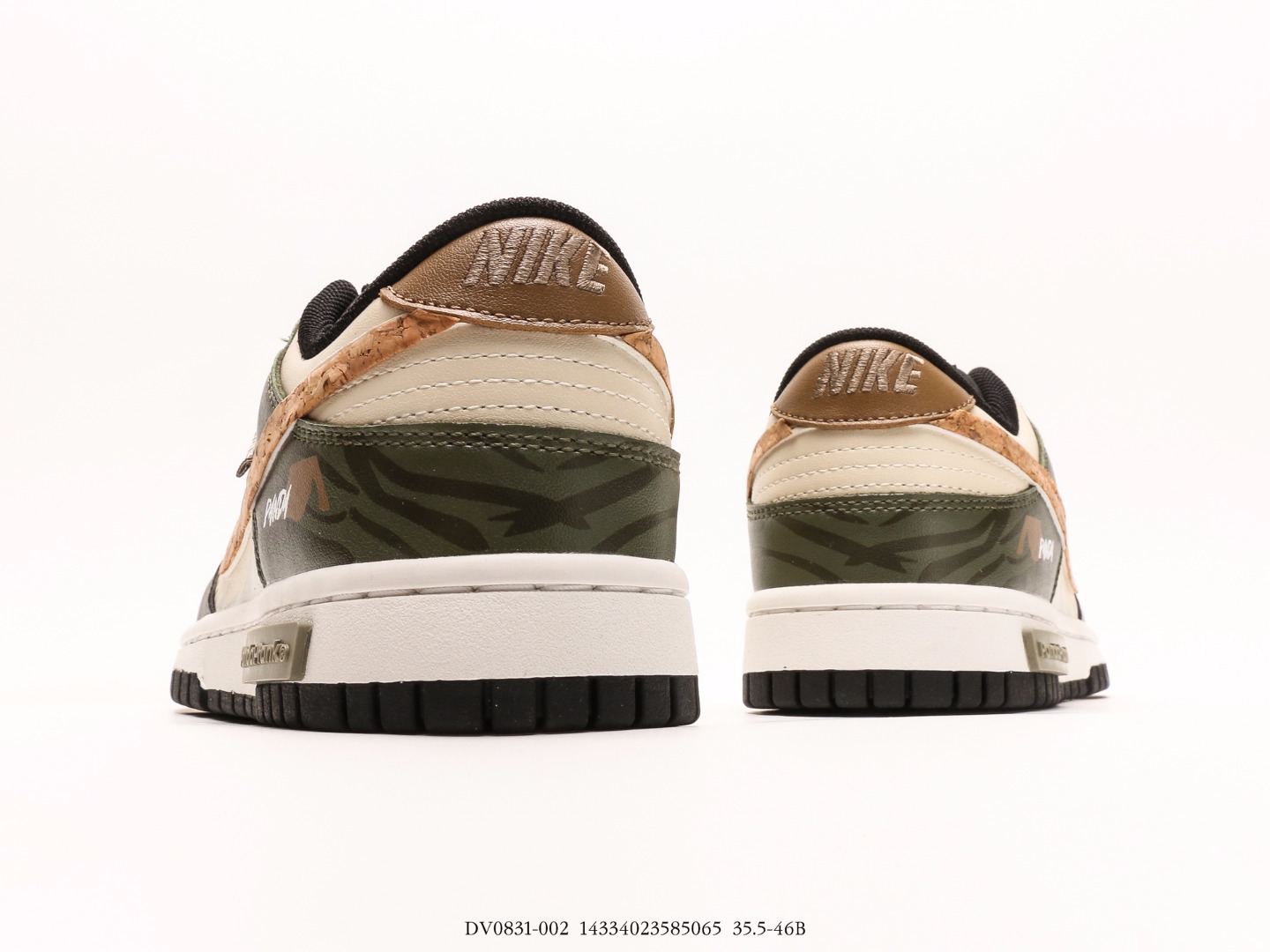 Dunk Low 熊猫恶作剧 丛林穿越 森林危机 SB低帮休闲板鞋配色整体围绕熊猫恶作剧丛林穿越主题设计,鞋身整体采用专属颜料重新喷涂 7