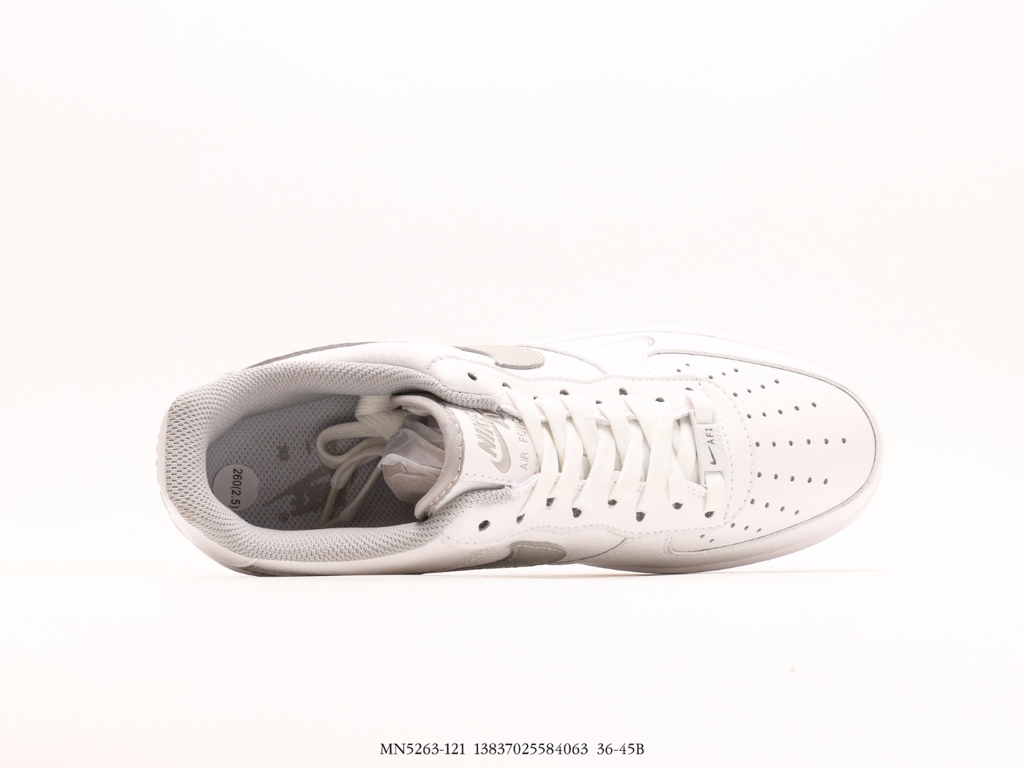 Air Force 1'0740th AnniversaryWhite Grey空军一号经典低帮百搭休闲运动板鞋“40周年版白灰小钩 4