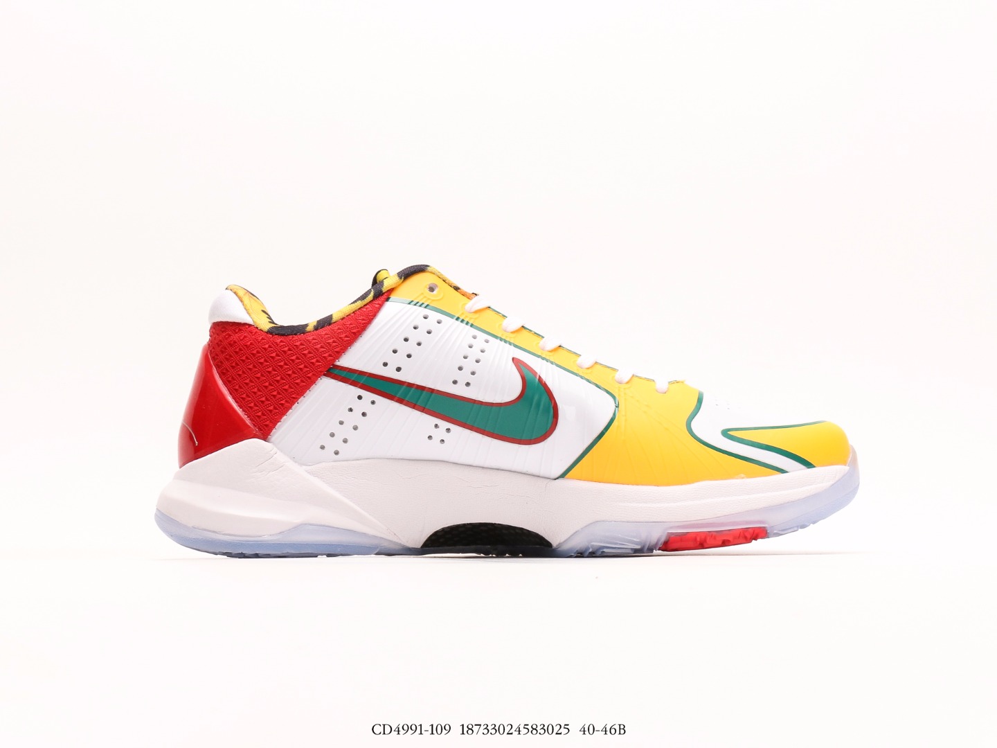 Zoom Kobe V Protro 科比实战篮球鞋 原楦纸板开发 原档数据3D打印 鞋面细节匹配 Flyknit飞线科技 给予鞋身足够抗扭矩力 3