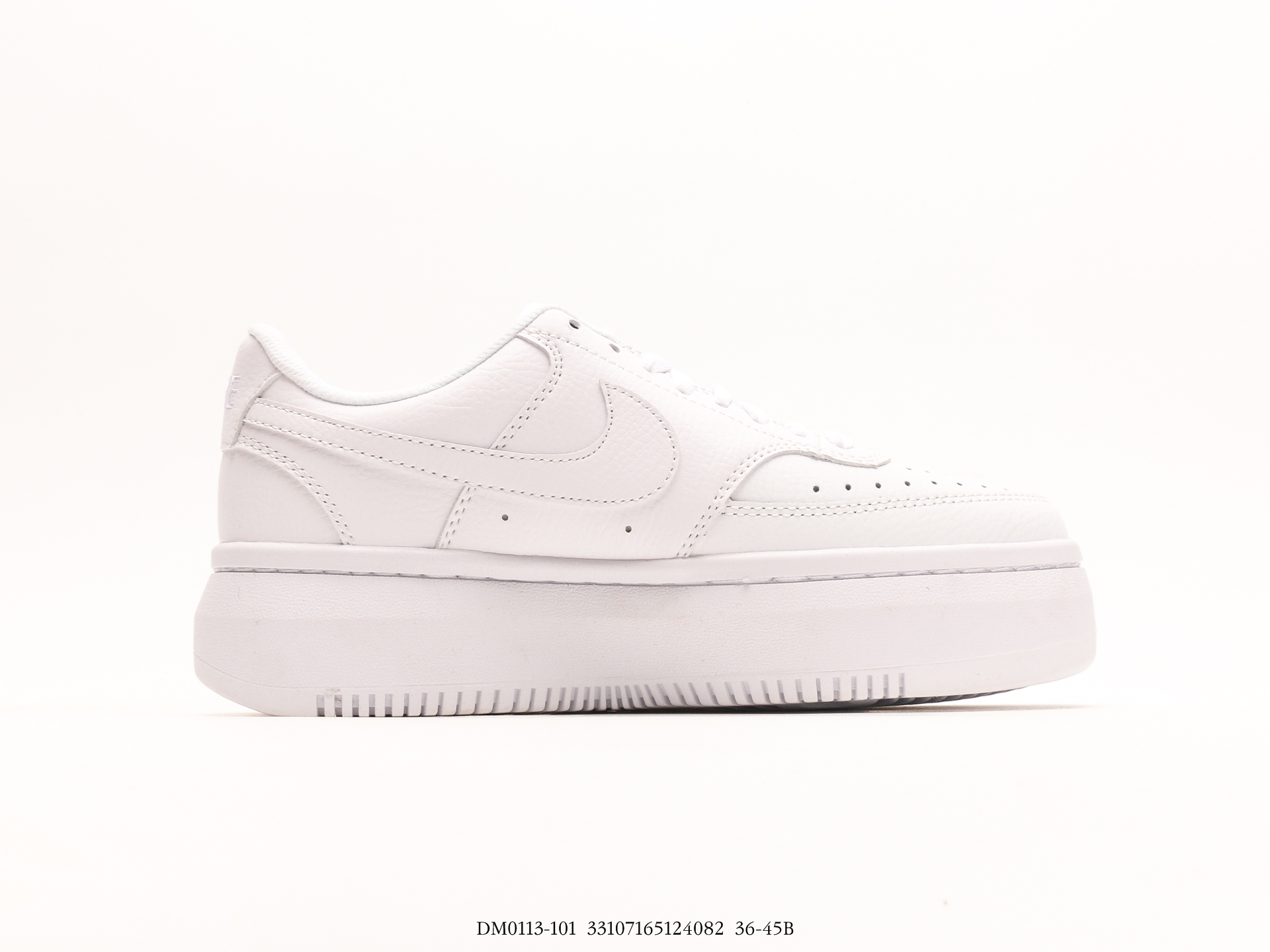 Nike Athletic Casual Nk Court Vision Alta Ltr Retro Hundred Thick ...