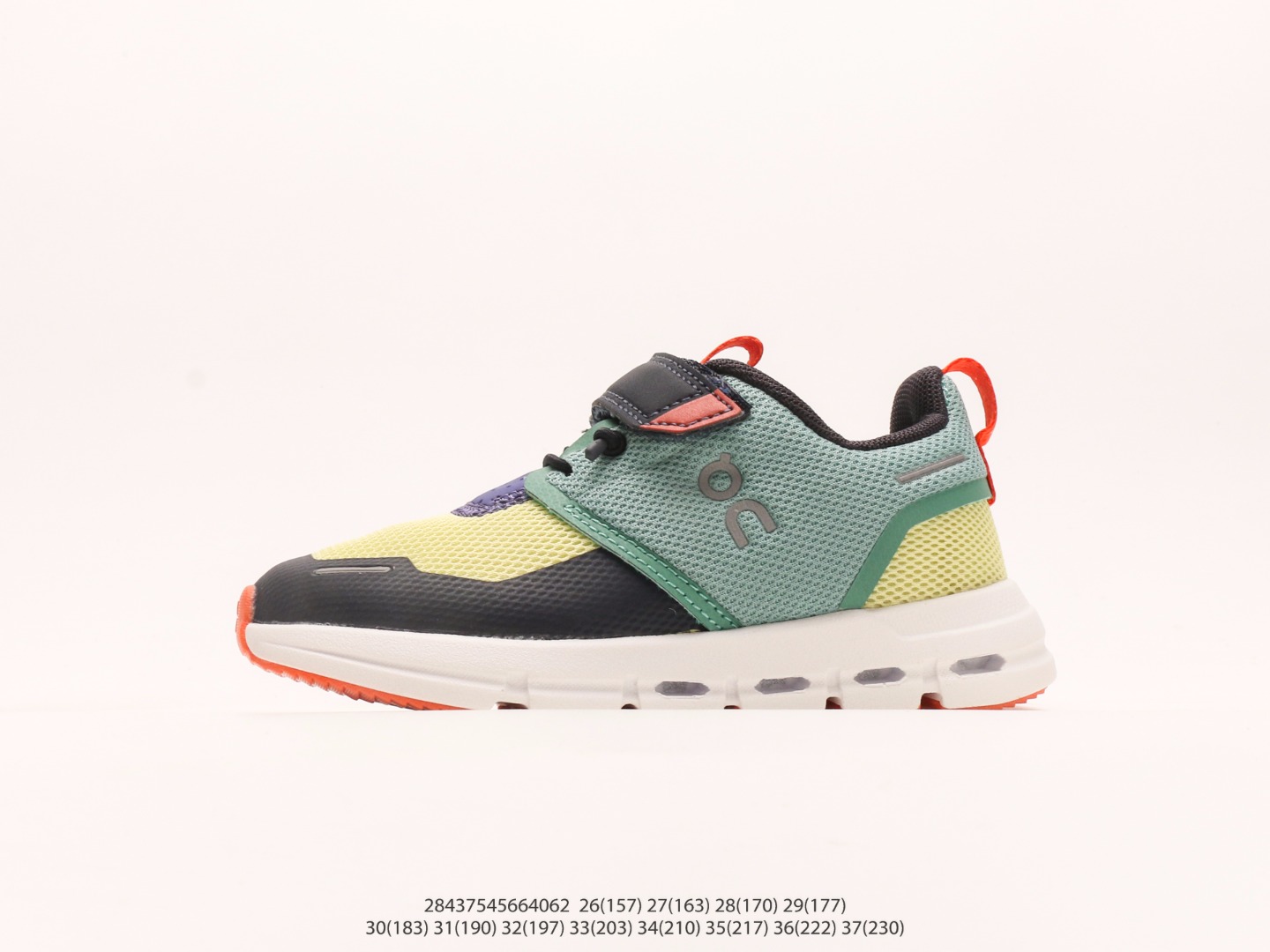 童鞋 昂跑（On）Cloudnova Flux 男女款同款轻量舒适款运动鞋 透气缓震跑步鞋注意：图下方显示为实际脚长，单位厘米[手工测量，可能存在0.5厘米左右的误差] #28437545664062-选品中心