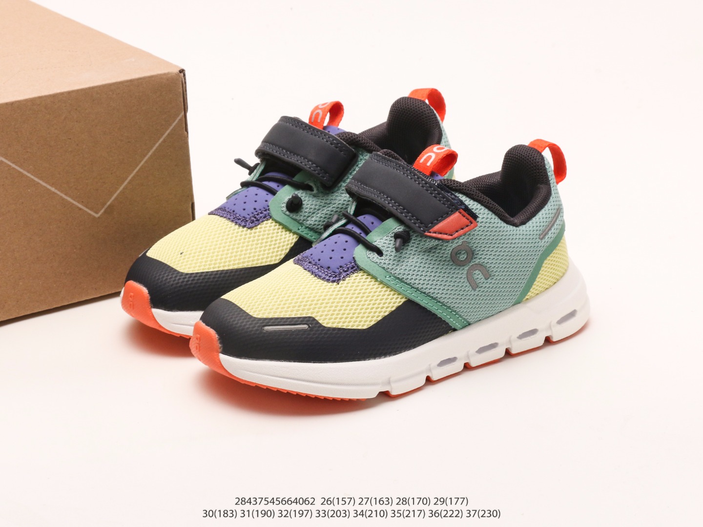 图片[9]-童鞋 昂跑（On）Cloudnova Flux 男女款同款轻量舒适款运动鞋 透气缓震跑步鞋注意：图下方显示为实际脚长，单位厘米[手工测量，可能存在0.5厘米左右的误差] #28437545664062-选品中心