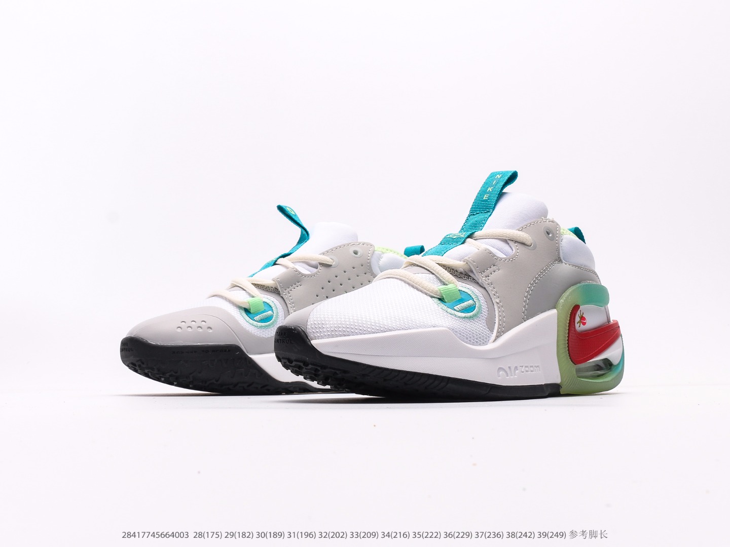 图片[5]-童鞋 耐克Nike ZOOM CROSSOVER 2大童实战篮球童鞋 注意：图下方显示为实际脚长，单位毫米[手工测量，可能存在5毫米左右的误差] #28417745664003-选品中心