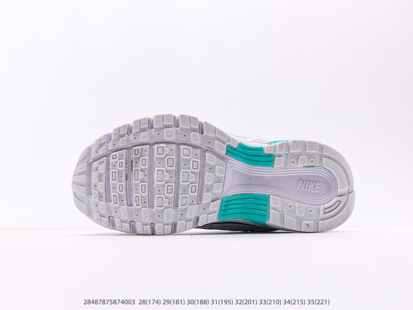 图片[4]-童鞋 耐克Nike P-6000Metallic Silver系列低帮复古老爹风休闲运动舒适慢跑鞋注意：图下方显示为实际脚长，单位毫米[手工测量，可能存在5毫米左右的误差] #28487875874003-选品中心