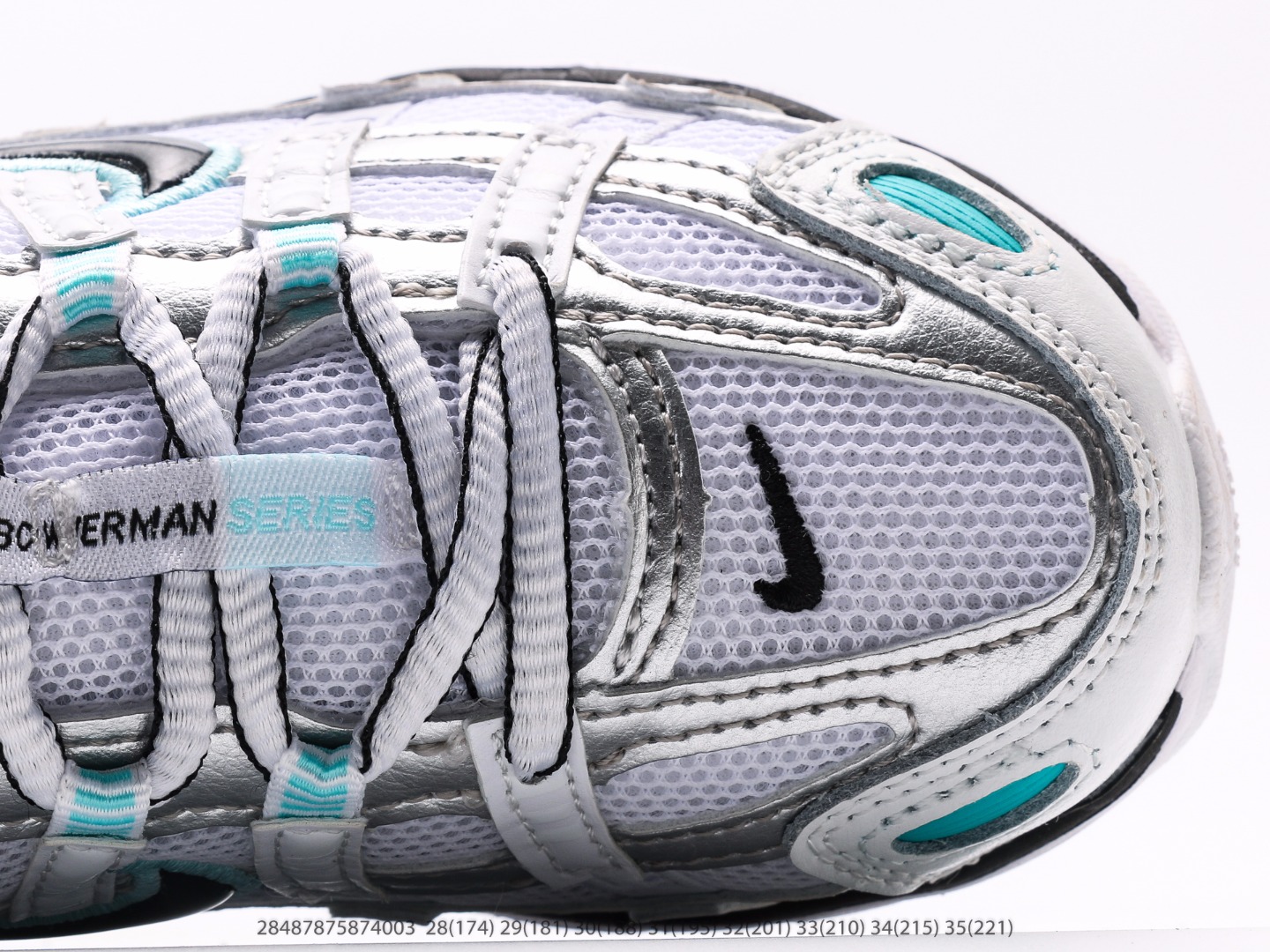 图片[8]-童鞋 耐克Nike P-6000Metallic Silver系列低帮复古老爹风休闲运动舒适慢跑鞋注意：图下方显示为实际脚长，单位毫米[手工测量，可能存在5毫米左右的误差] #28487875874003-选品中心