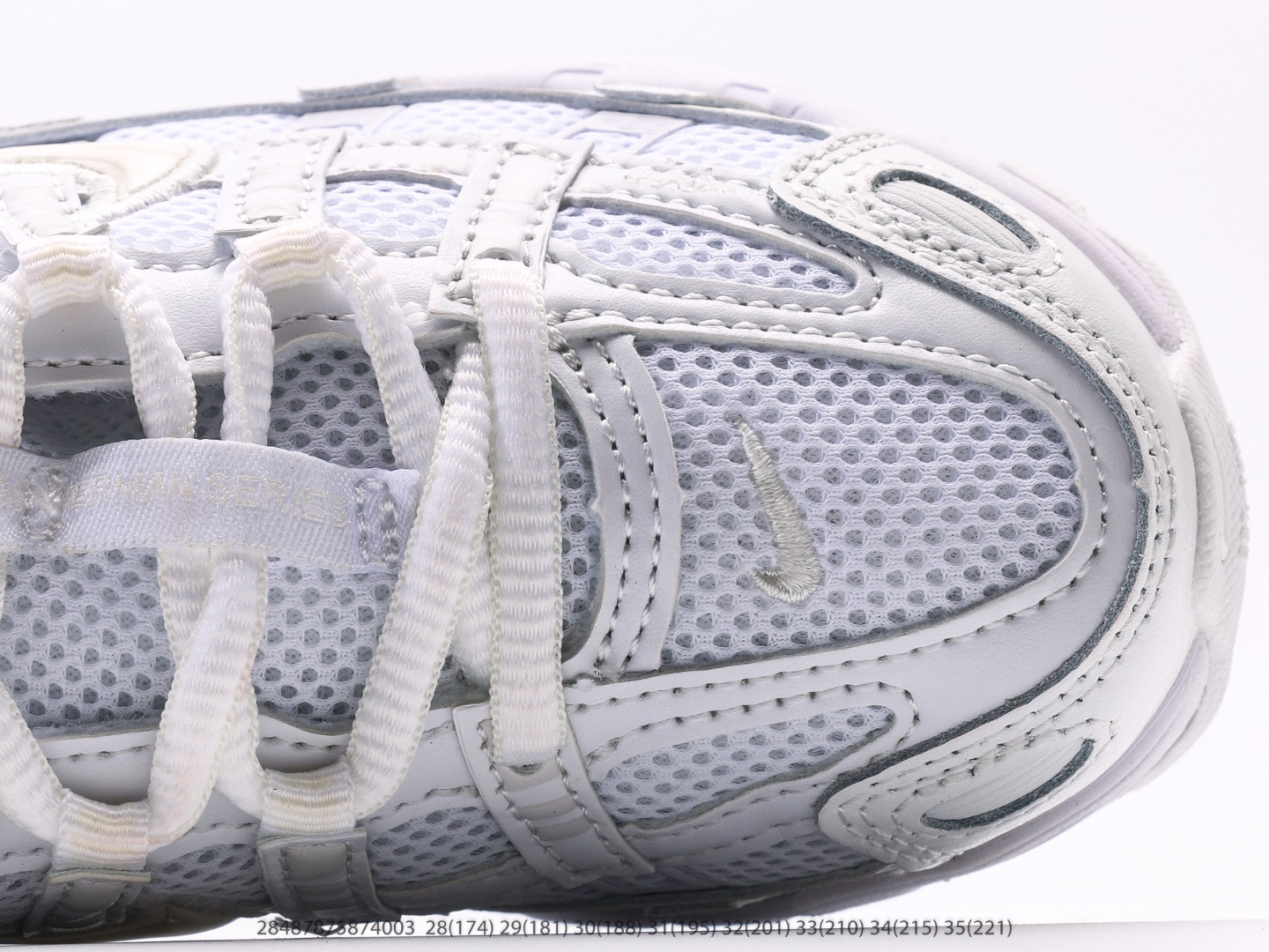 图片[8]-童鞋 耐克Nike P-6000Metallic Silver系列低帮复古老爹风休闲运动舒适慢跑鞋注意：图下方显示为实际脚长，单位毫米[手工测量，可能存在5毫米左右的误差] #28487875874003-选品中心