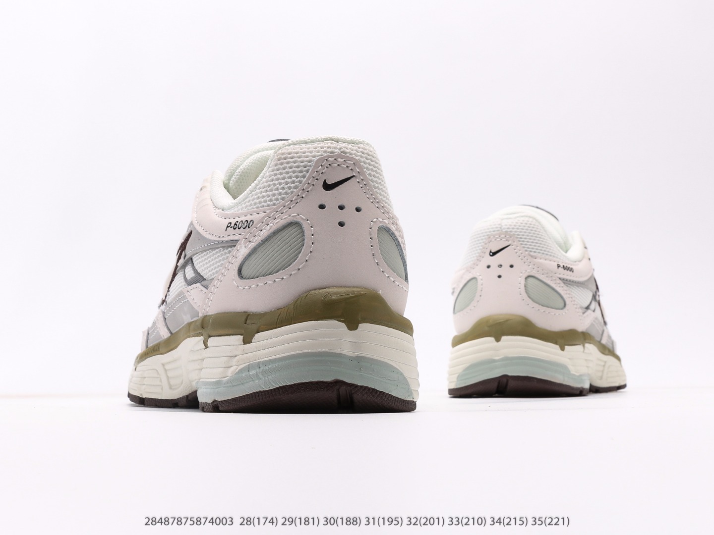 图片[6]-童鞋 耐克Nike P-6000Metallic Silver系列低帮复古老爹风休闲运动舒适慢跑鞋注意：图下方显示为实际脚长，单位毫米[手工测量，可能存在5毫米左右的误差] #28487875874003-选品中心