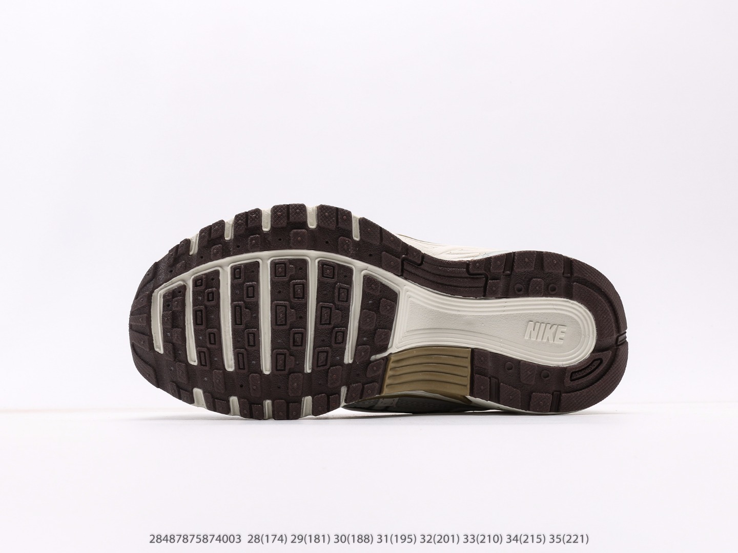 图片[4]-童鞋 耐克Nike P-6000Metallic Silver系列低帮复古老爹风休闲运动舒适慢跑鞋注意：图下方显示为实际脚长，单位毫米[手工测量，可能存在5毫米左右的误差] #28487875874003-选品中心