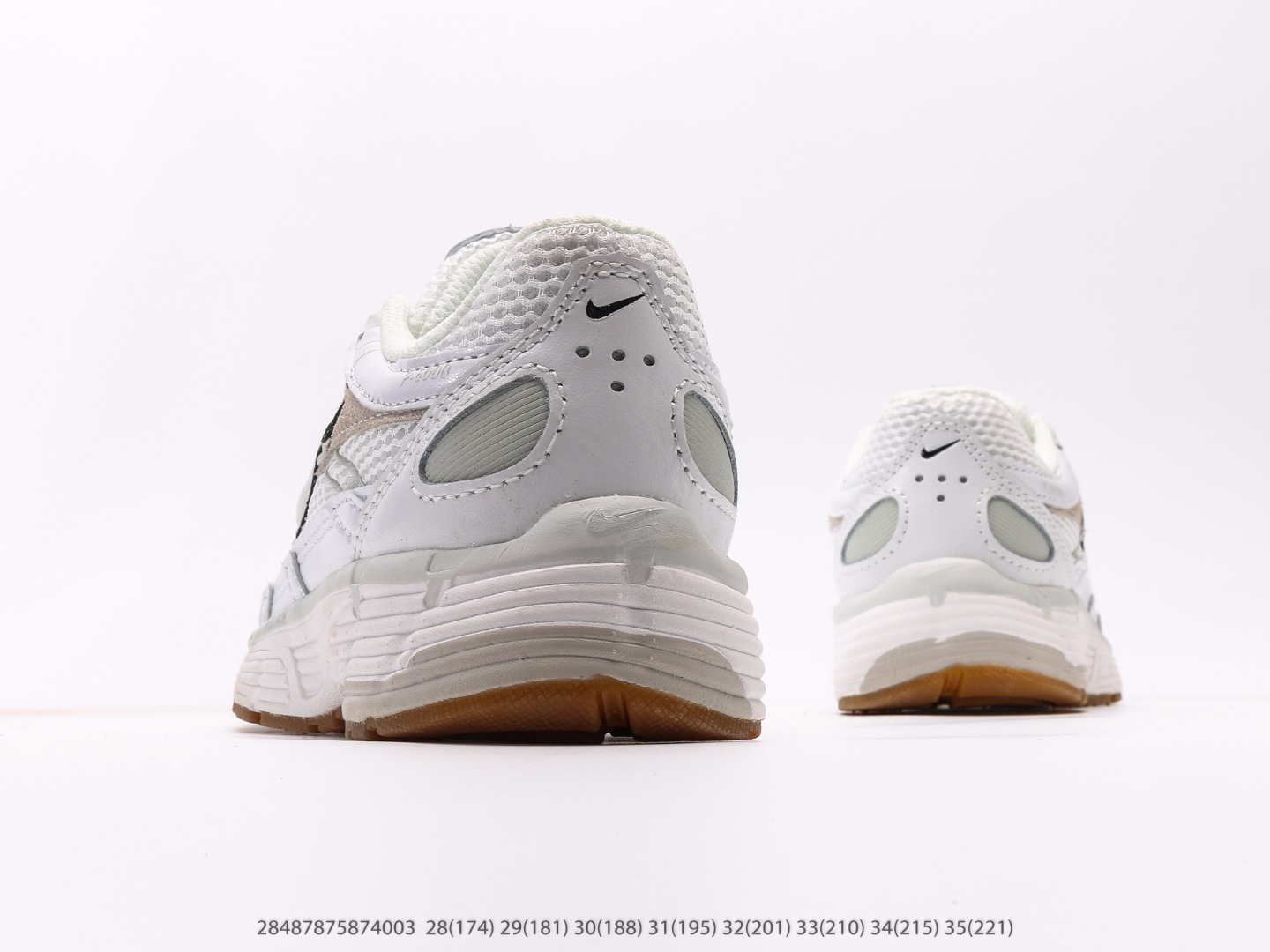 图片[6]-童鞋 耐克Nike P-6000Metallic Silver系列低帮复古老爹风休闲运动舒适慢跑鞋注意：图下方显示为实际脚长，单位毫米[手工测量，可能存在5毫米左右的误差] #28487875874003-选品中心