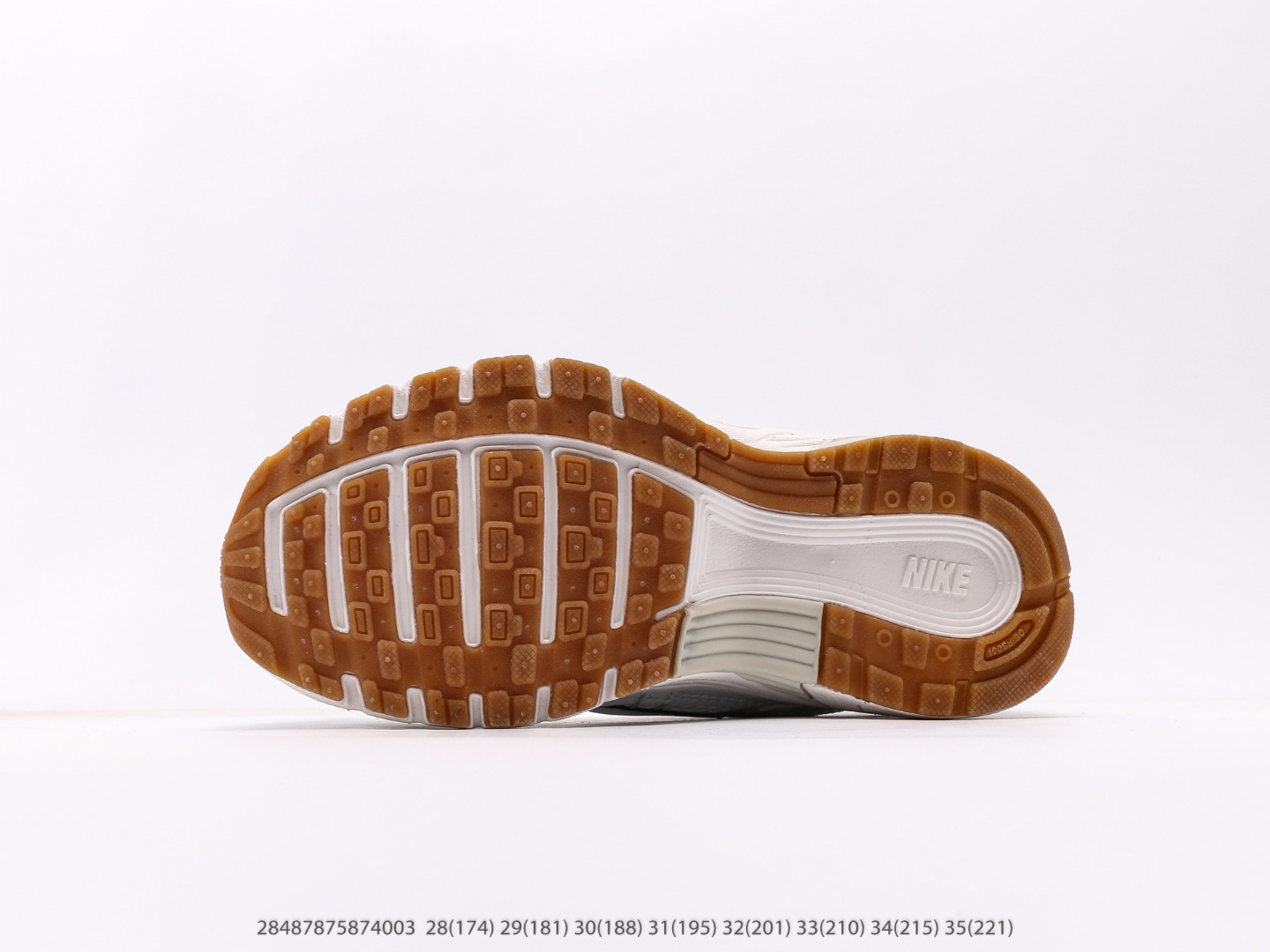 图片[4]-童鞋 耐克Nike P-6000Metallic Silver系列低帮复古老爹风休闲运动舒适慢跑鞋注意：图下方显示为实际脚长，单位毫米[手工测量，可能存在5毫米左右的误差] #28487875874003-选品中心