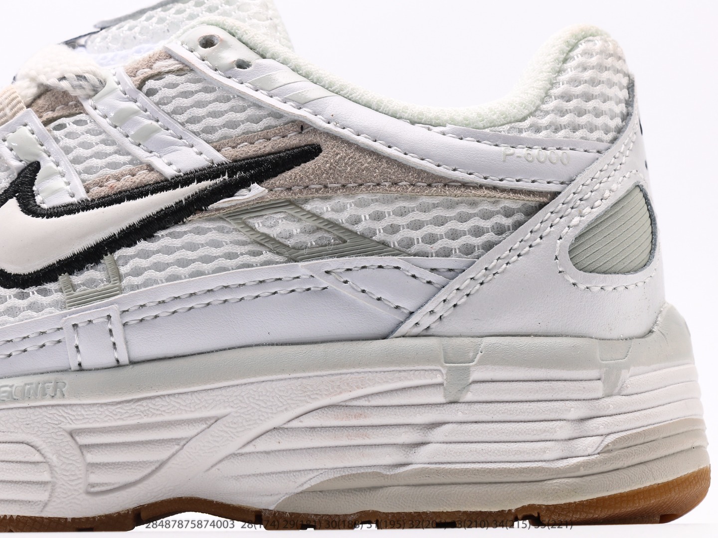 图片[7]-童鞋 耐克Nike P-6000Metallic Silver系列低帮复古老爹风休闲运动舒适慢跑鞋注意：图下方显示为实际脚长，单位毫米[手工测量，可能存在5毫米左右的误差] #28487875874003-选品中心