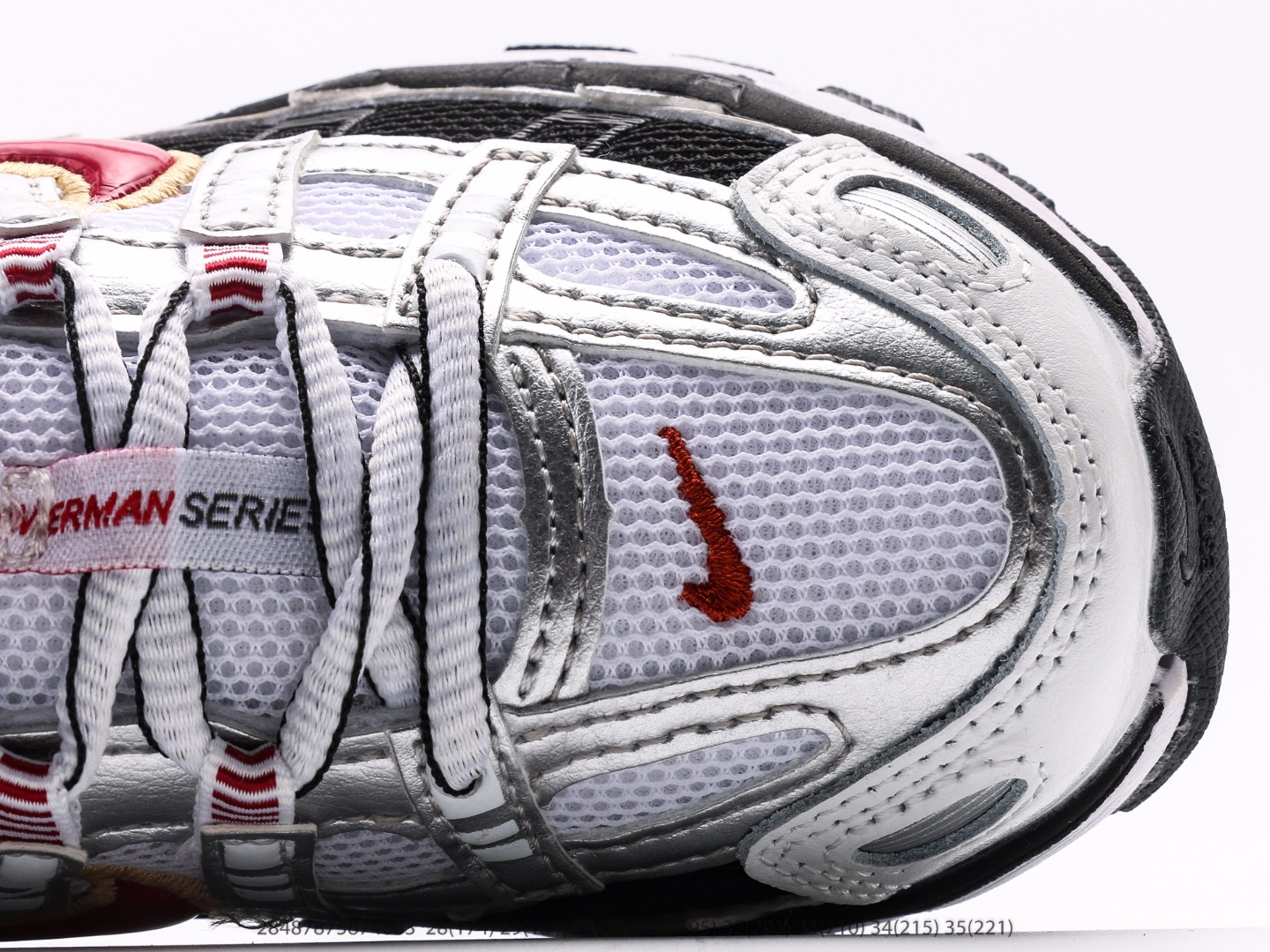 图片[8]-童鞋 耐克Nike P-6000Metallic Silver系列低帮复古老爹风休闲运动舒适慢跑鞋注意：图下方显示为实际脚长，单位毫米[手工测量，可能存在5毫米左右的误差] #28487875874003-选品中心