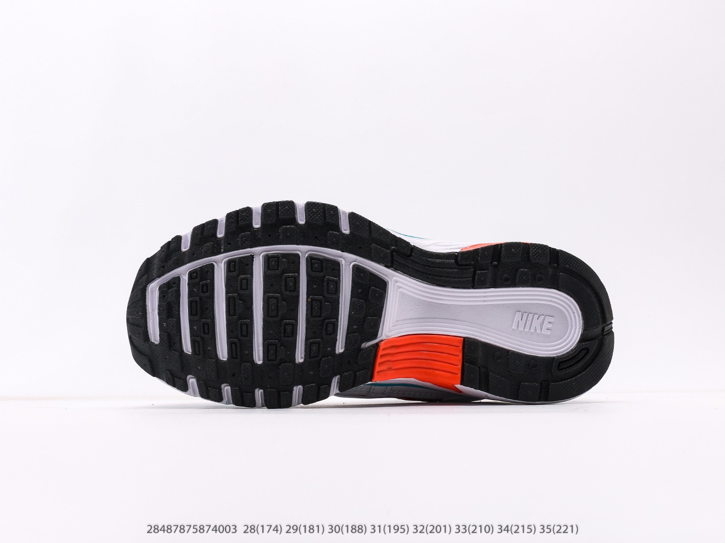 图片[4]-童鞋 耐克Nike P-6000Metallic Silver系列低帮复古老爹风休闲运动舒适慢跑鞋注意：图下方显示为实际脚长，单位毫米[手工测量，可能存在5毫米左右的误差] #28487875874003-选品中心