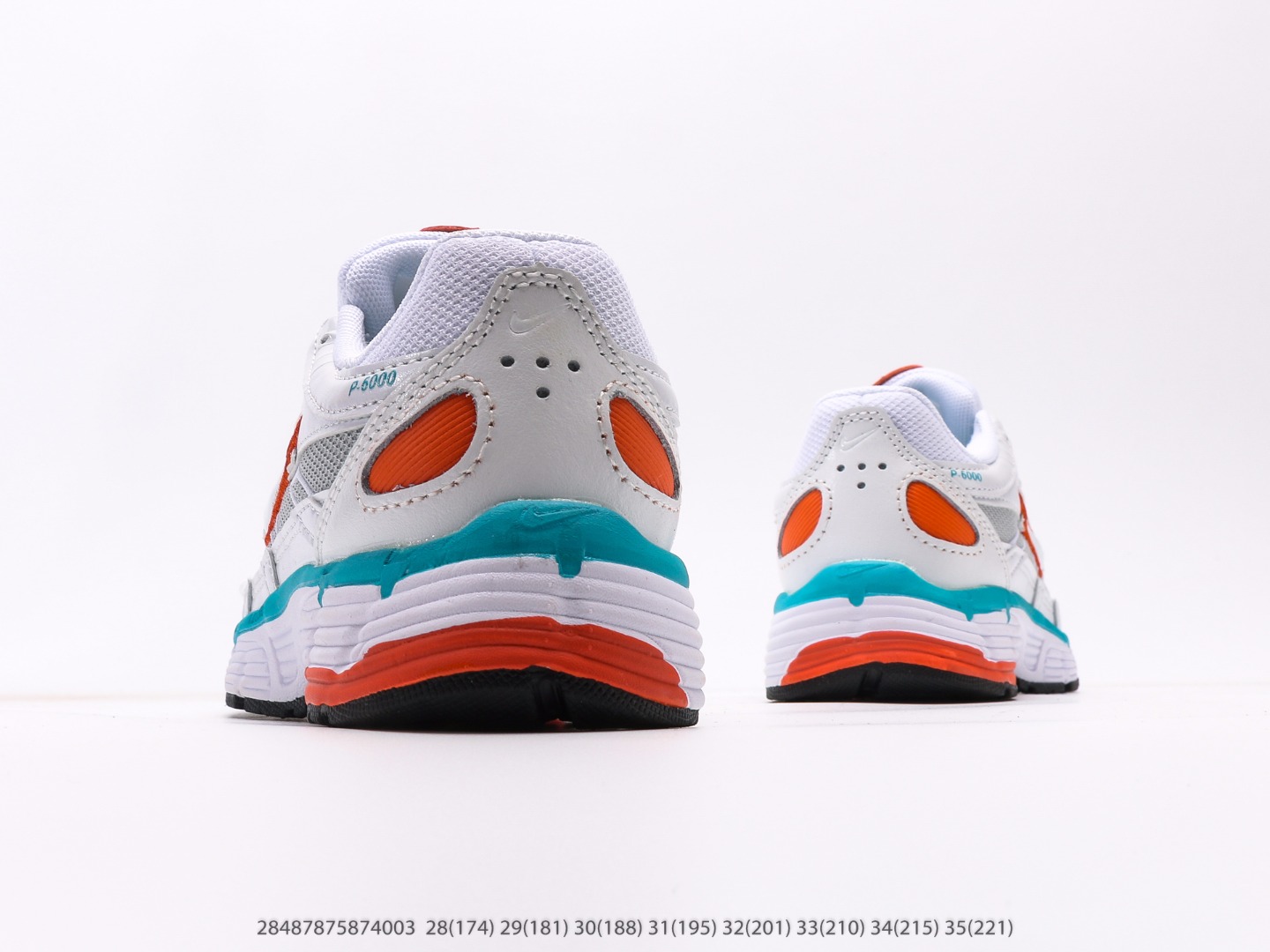 图片[6]-童鞋 耐克Nike P-6000Metallic Silver系列低帮复古老爹风休闲运动舒适慢跑鞋注意：图下方显示为实际脚长，单位毫米[手工测量，可能存在5毫米左右的误差] #28487875874003-选品中心