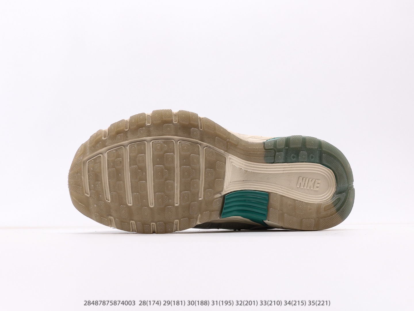 图片[4]-童鞋 耐克Nike P-6000Metallic Silver系列低帮复古老爹风休闲运动舒适慢跑鞋注意：图下方显示为实际脚长，单位毫米[手工测量，可能存在5毫米左右的误差] #28487875874003-选品中心