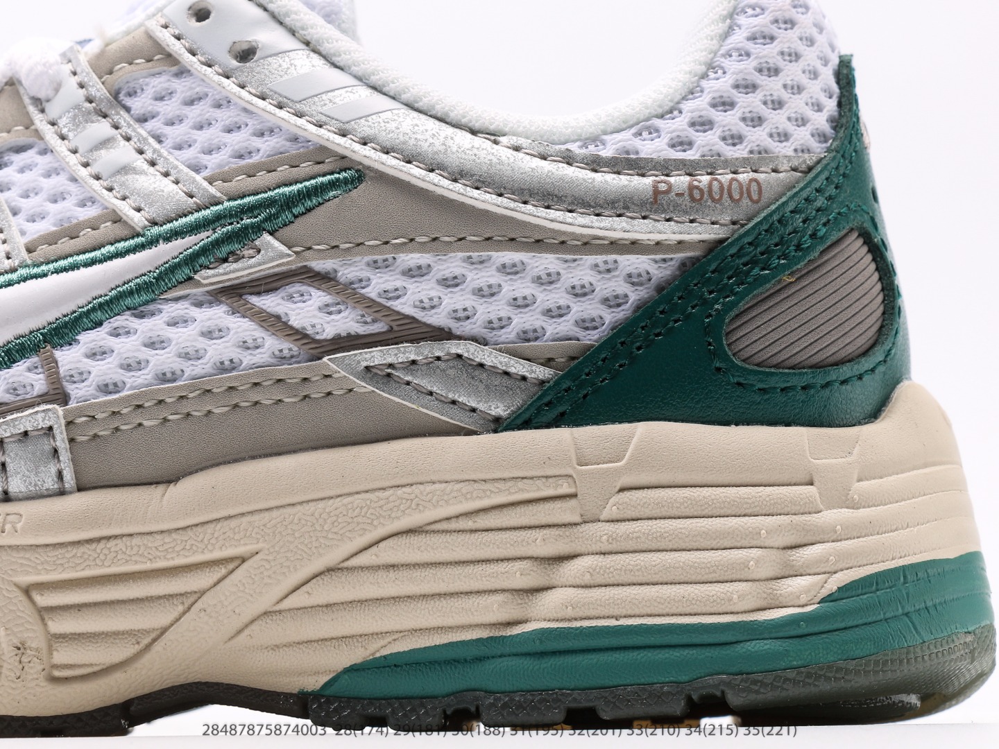 图片[7]-童鞋 耐克Nike P-6000Metallic Silver系列低帮复古老爹风休闲运动舒适慢跑鞋注意：图下方显示为实际脚长，单位毫米[手工测量，可能存在5毫米左右的误差] #28487875874003-选品中心