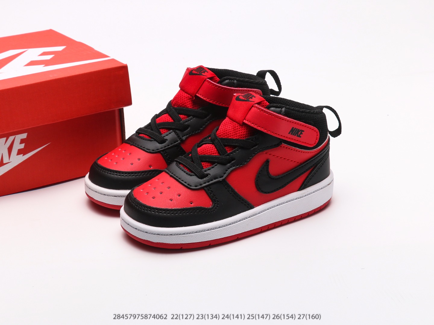 图片[9]-空军高帮工装童鞋22-37.5码 🔚轻运动设计，防滑耐磨的鞋底，平时小朋友跑跑跳跳也很放心，弹力带魔术贴完全无压力穿脱也方便，真是好看又好穿-选品中心