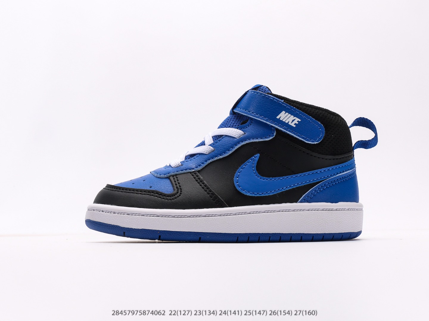 空军高帮工装童鞋 小童尺码22-27 🔚轻运动设计，防滑耐磨的鞋底，平时小朋友跑跑跳跳也很放心，弹力带魔术贴完全无压力穿脱也方便，真是好看又好穿-选品中心