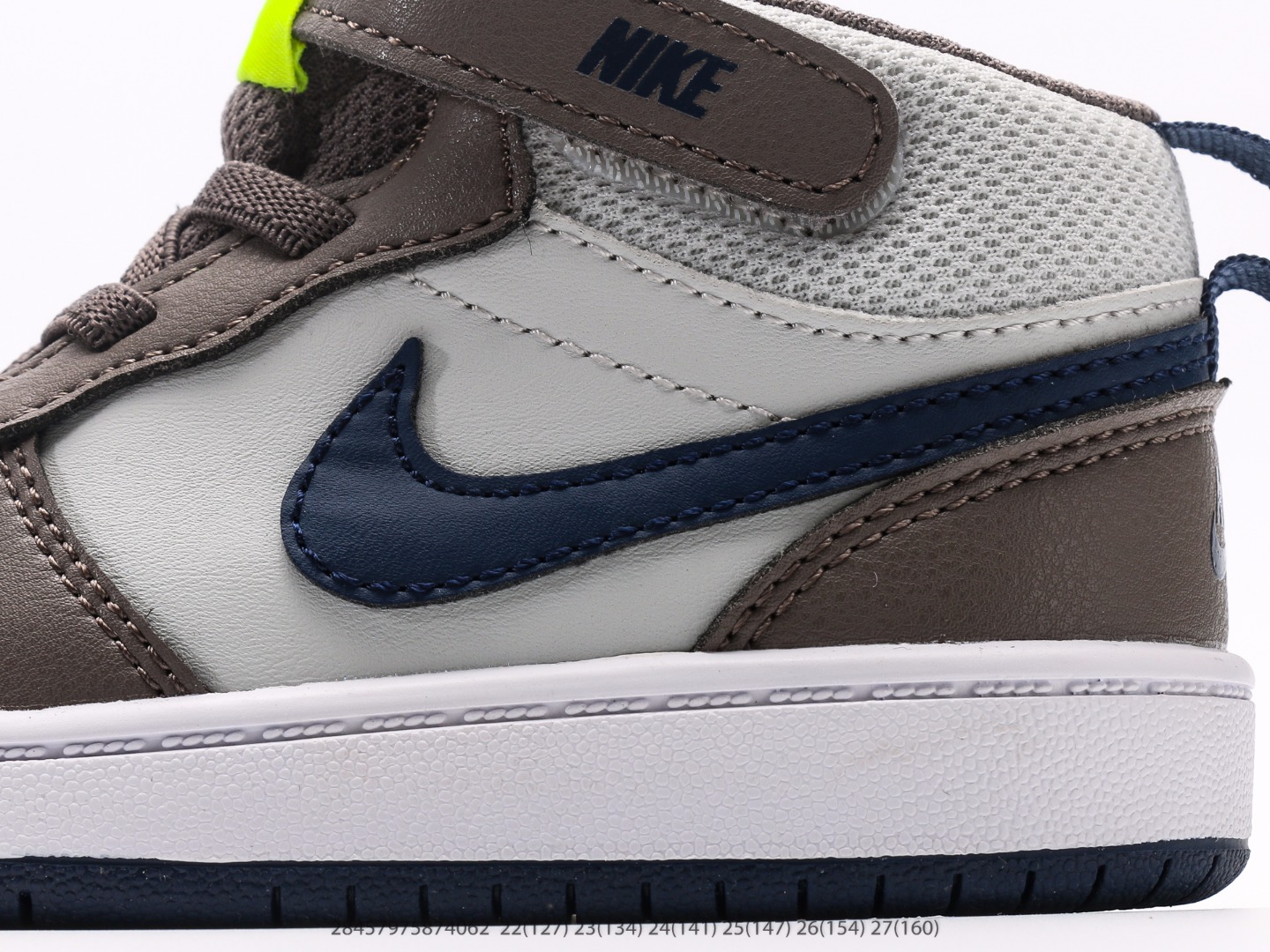 图片[7]-空军高帮工装童鞋 小童尺码22-27 🔚轻运动设计，防滑耐磨的鞋底，平时小朋友跑跑跳跳也很放心，弹力带魔术贴完全无压力穿脱也方便，真是好看又好穿-选品中心