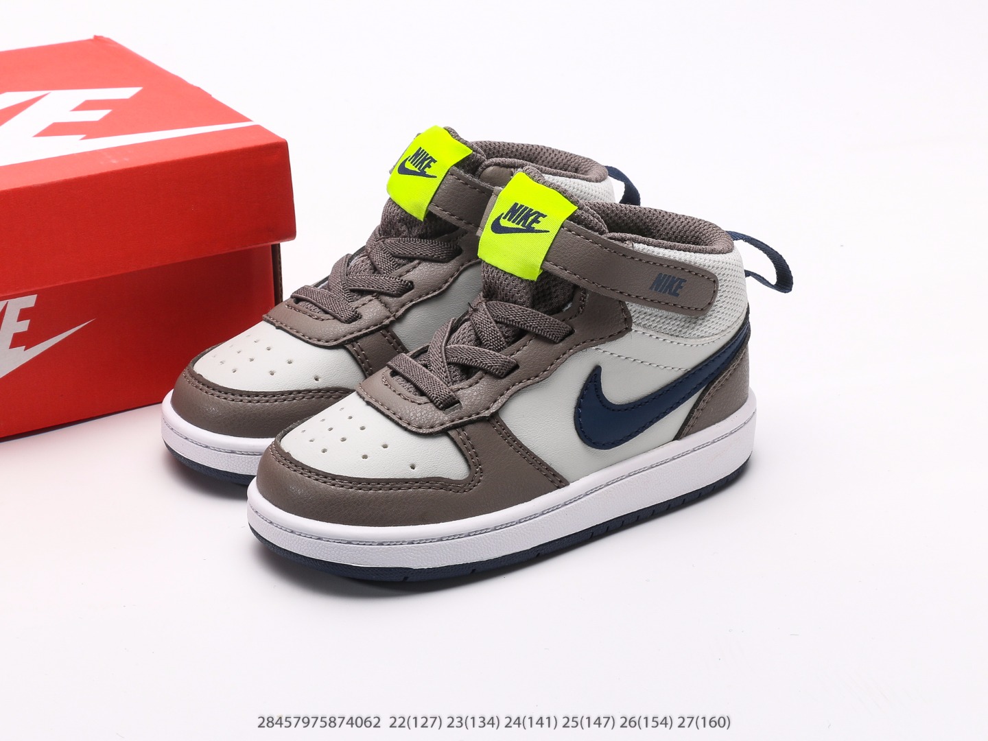 图片[9]-空军高帮工装童鞋 小童尺码22-27 🔚轻运动设计，防滑耐磨的鞋底，平时小朋友跑跑跳跳也很放心，弹力带魔术贴完全无压力穿脱也方便，真是好看又好穿-选品中心